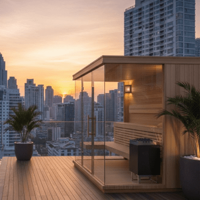RonYen Outdoor Square Sauna — photo 6