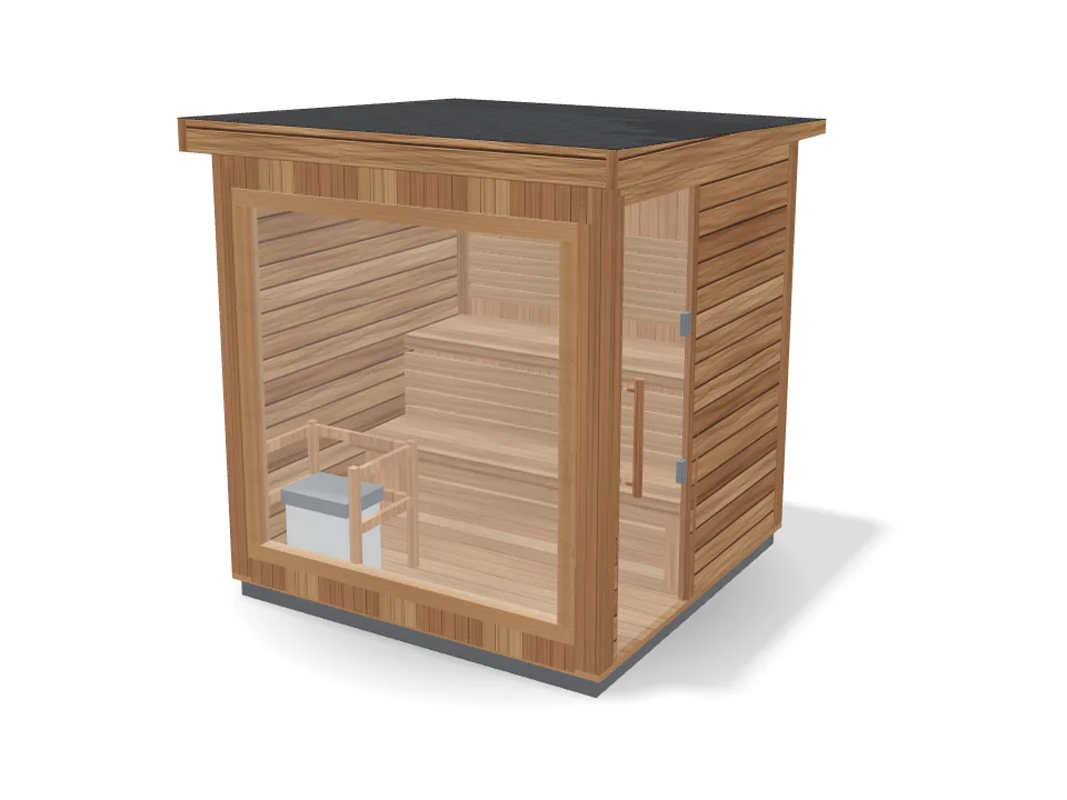 Outdoor Square Sauna