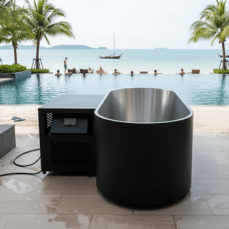 Black Steel Ice Bath | Stainless Steel