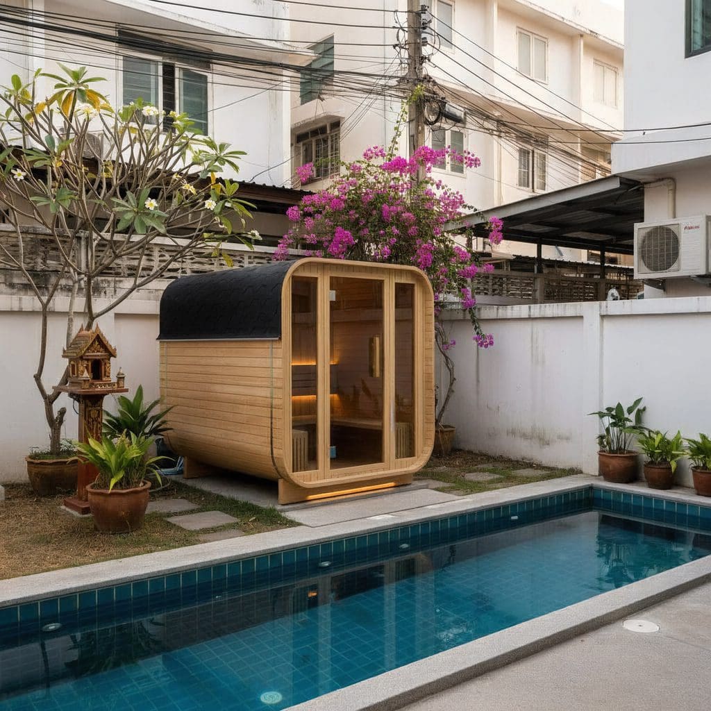 Outdoor Cube Saunas