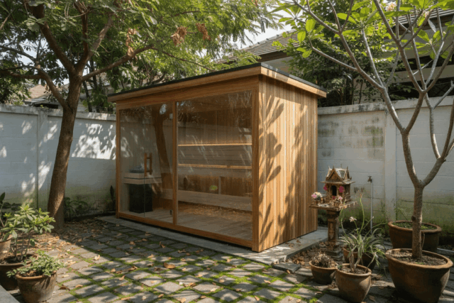 RonYen Outdoor Square Sauna — photo 9