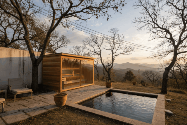 RonYen Outdoor Square Sauna — photo 11