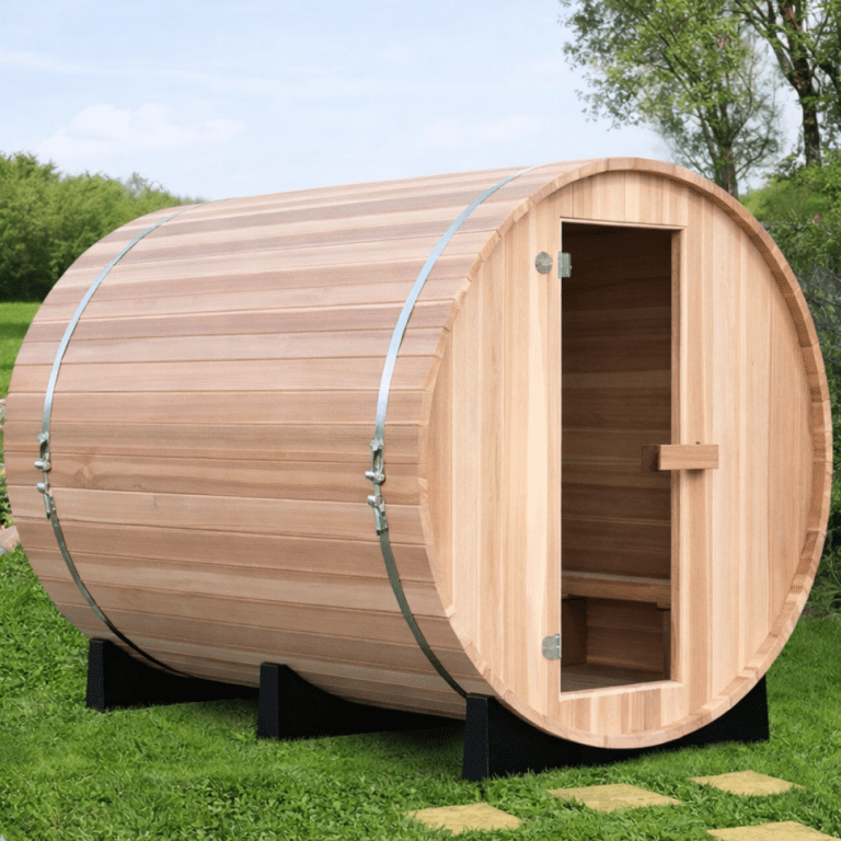 Barrel Sauna 2100 x 2700mm | 6-7 Person