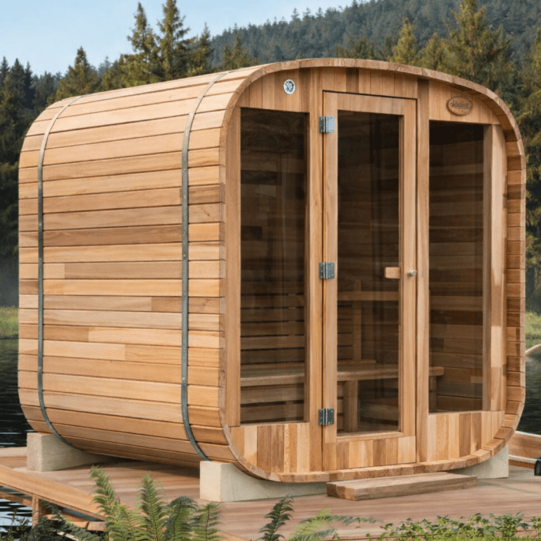 Cube Sauna 1800 × 3000mm | 8-10 Person