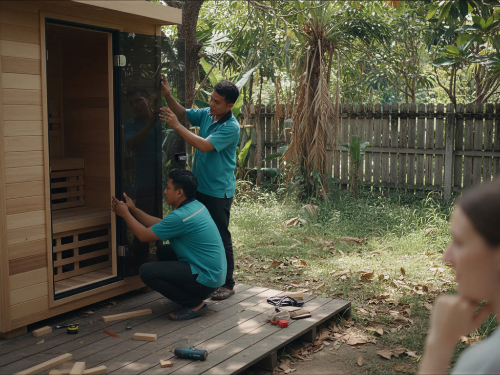 Installing a Sauna in Thailand: What You Need Ready Before We Arrive