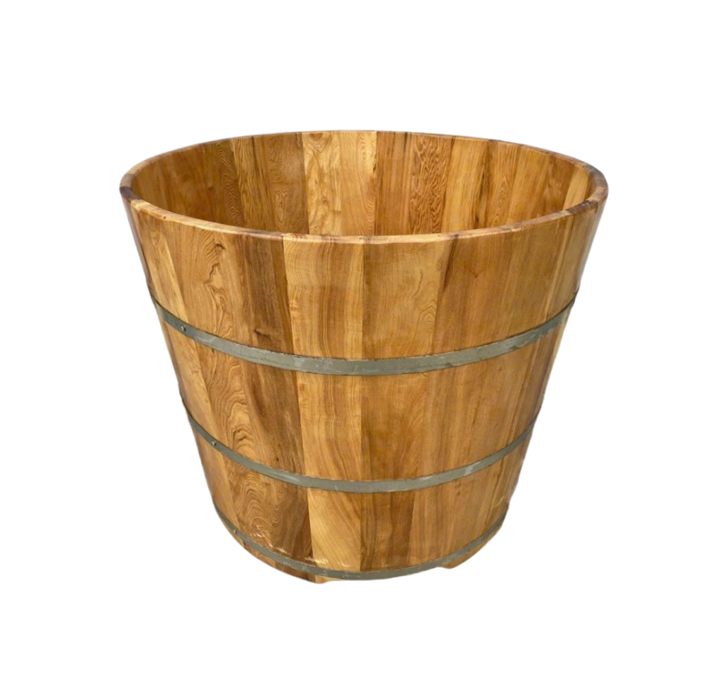 Wooden Barrel Ice Bath