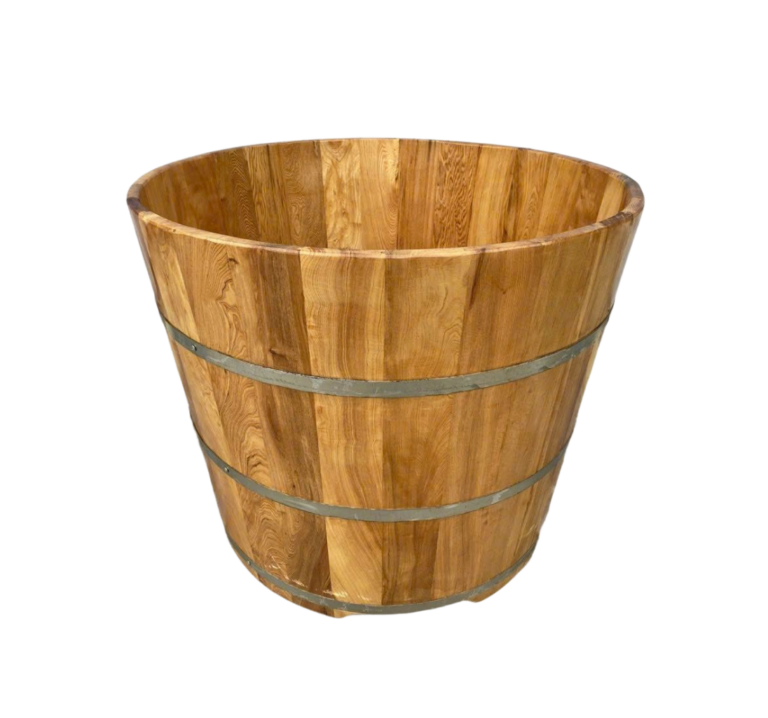 Wooden Barrel Ice Bath