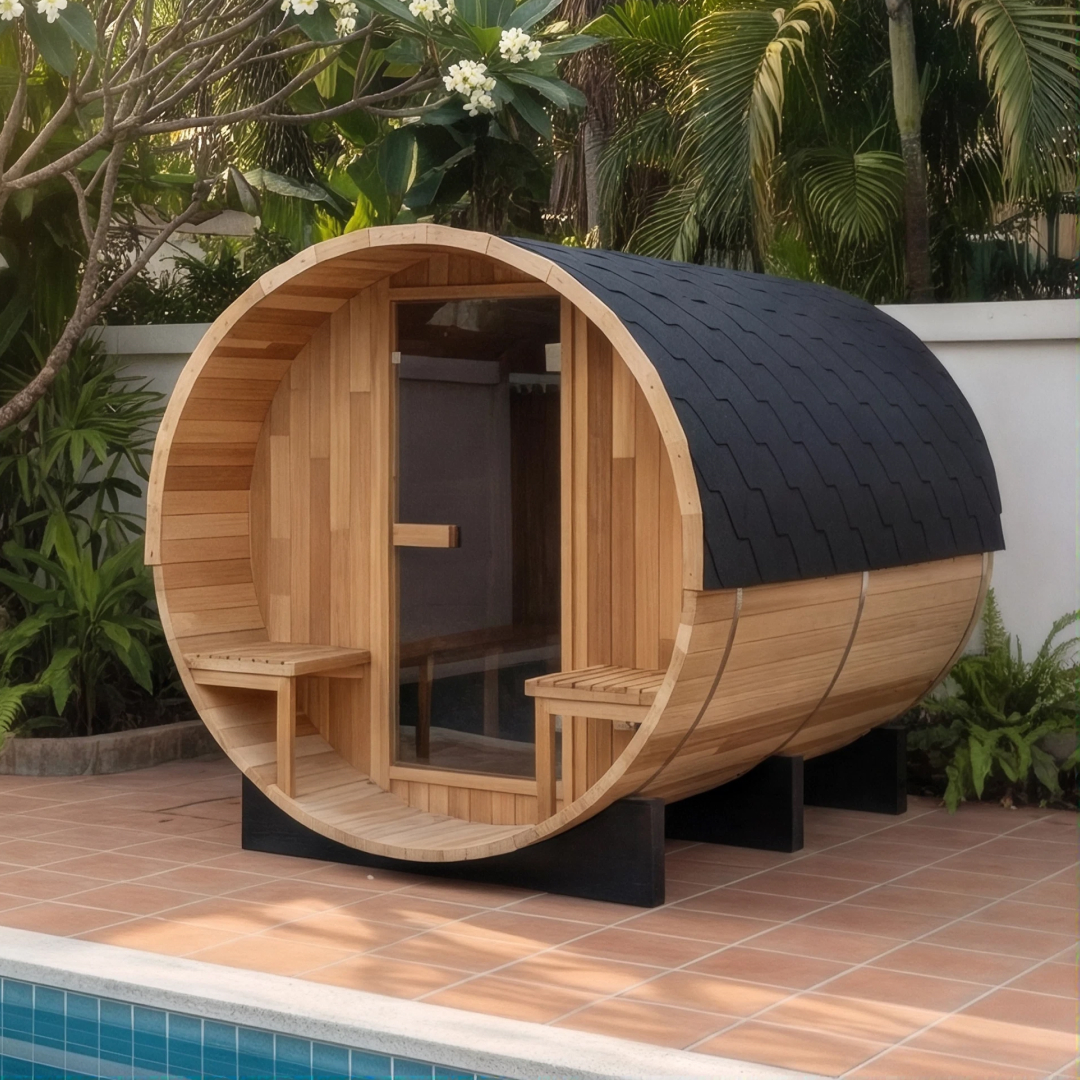 Barrel sauna