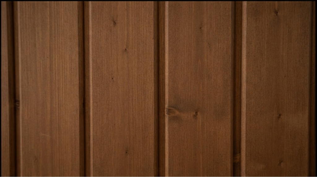 The same bath in thermo pine, natural finish
