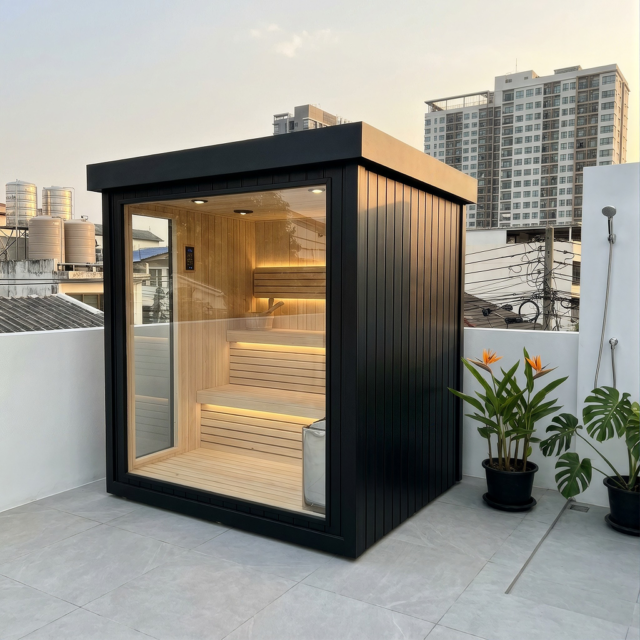 RonYen Outdoor Square Sauna — photo 24