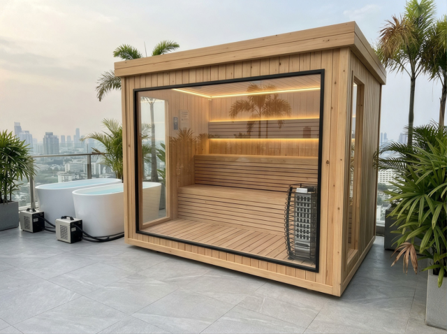 RonYen Outdoor Square Sauna — photo 25