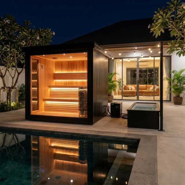 RonYen Outdoor Square Sauna — photo 12