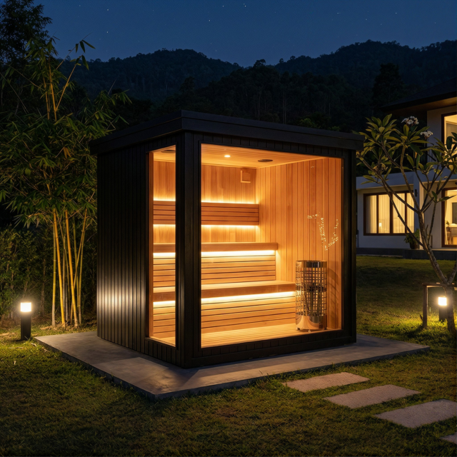 RonYen Outdoor Square Sauna — photo 26