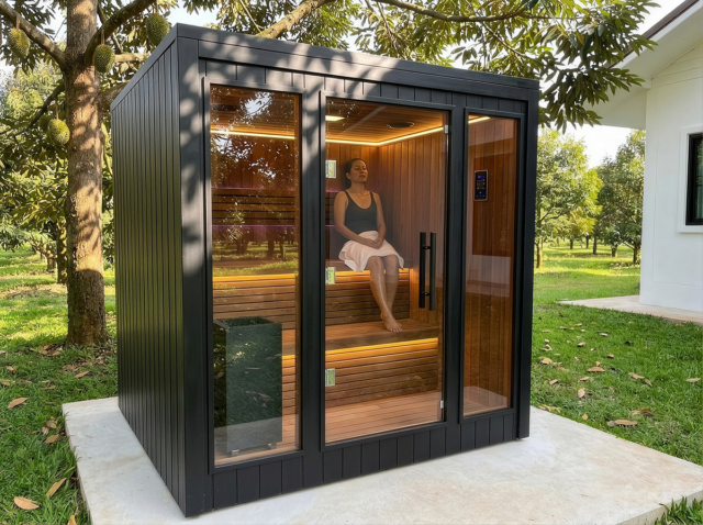 RonYen Outdoor Square Sauna — photo 27