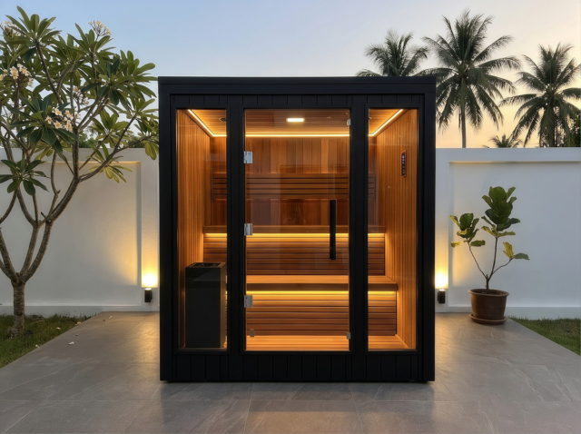 RonYen Outdoor Square Sauna — photo 8