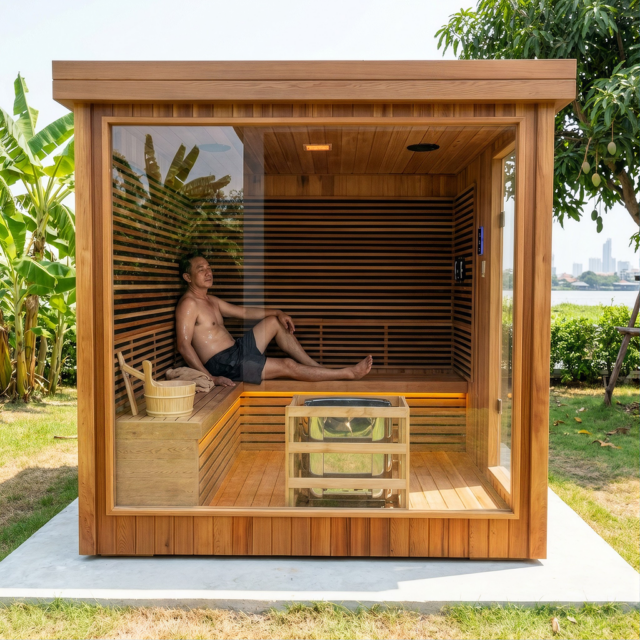 RonYen Outdoor Square Sauna — photo 6