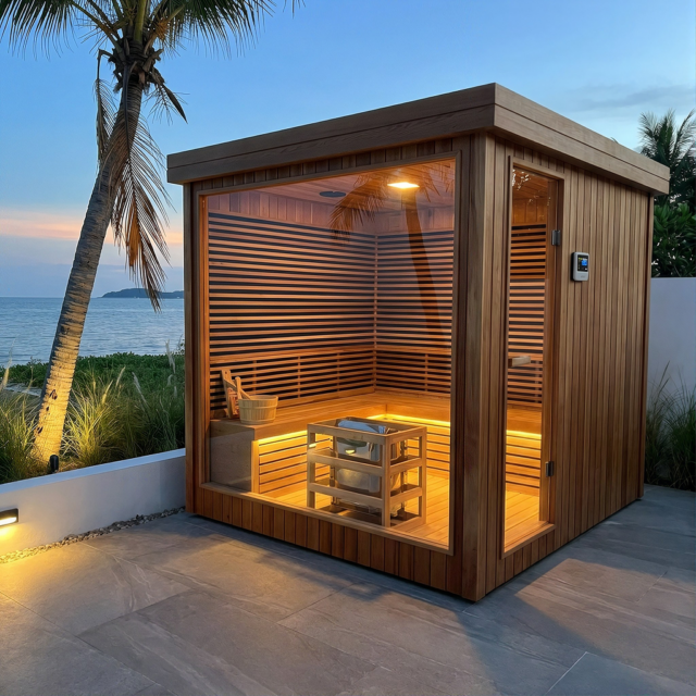RonYen Outdoor Square Sauna — photo 3