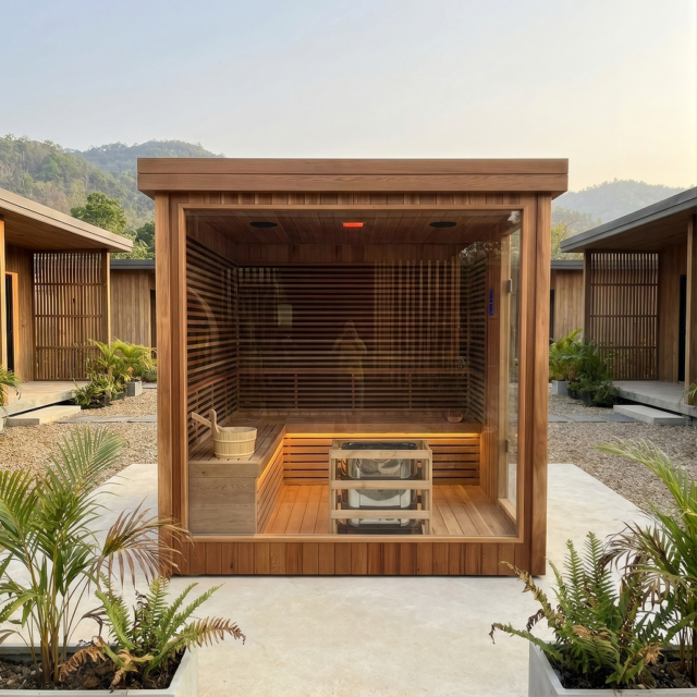 RonYen Outdoor Square Sauna — photo 29