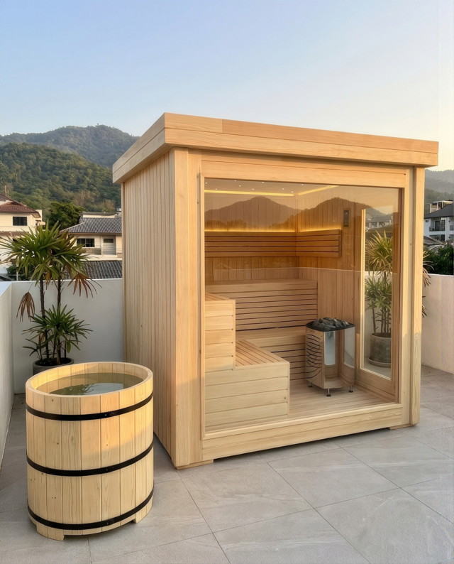 RonYen Outdoor Square Sauna — photo 22