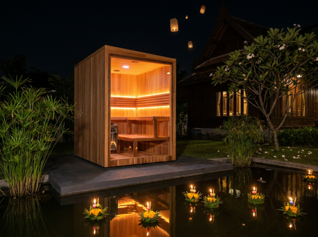 RonYen Outdoor Square Sauna — photo 33