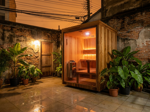 RonYen Outdoor Square Sauna — photo 10