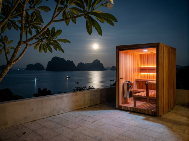RonYen Outdoor Square Sauna — photo 34