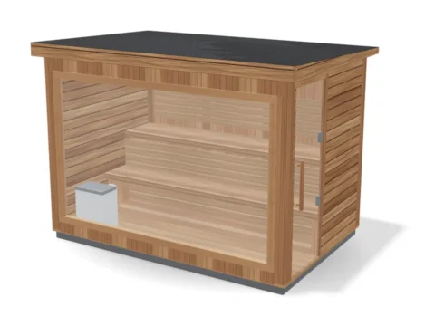 Outdoor Square Sauna · 4–6 people