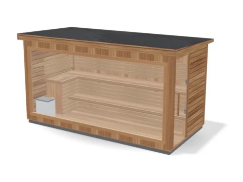 Outdoor Square Sauna · 6–8 people